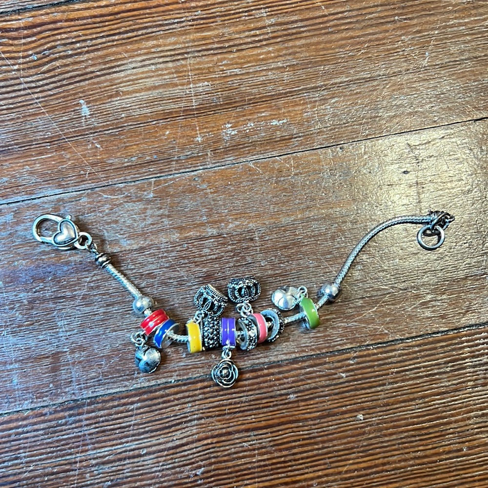 Princess themed charm bracelet